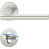 FSB Dr�ckergarnitur 12 1035 ASL auf Rosette PZ, silber eloxiert