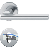 FSB Dr�ckergarnitur 12 1035 ASL auf Rosette PZ, Edelstahl matt