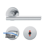 FSB Dr�ckergarnitur 12 1035 ASL auf Rosette WC, Edelstahl matt