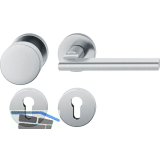 FSB Wechselgarnitur 12 1035 ASL auf Rosette PZ, Knopf drehbar, Edelstahl matt