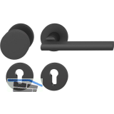 FSB Wechselgarnitur 12 1035 ASL auf Rosette PZ, Knopf drehbar, schwarz matt