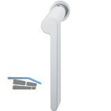 FSB Fenster-Steckgriff 34 1021 minimalistisch, links Edelstahl matt