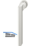 FSB Fenster-Steckgriff 34 1035 minimalistisch, Aluminium silber eloxiert