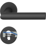 FSB Dr�ckergarnitur 12 1076 ASL auf Rosette PZ, schwarz matt