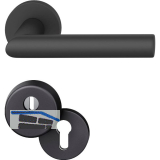 FSB Haust�rdr�ckergarnitur 12 1076 mit Kernziehschutz, Aluminium schwarz matt