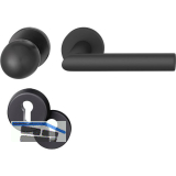 FSB Haust�rwechselgarnitur 12 1076, Aluminium schwarz matt