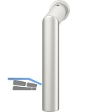 FSB Fenster-Steckgriff 34 1108 minimalistisch, Aluminium silber eloxiert