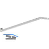 Hebel zu Gleitschiene, gekr�pft, 375 mm, f�r TS 92 93 98 links