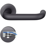 FSB Dr�ckergarnitur 12 1070 ASL auf Rosette BB, schwarz matt