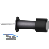 FSB Wandt�rpuffer 38 3880 L�nge 90 mm, Aluminium schwarz matt