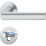 FSB Dr�ckergarnitur 12 1108 ASL auf Rosette PZ, Edelstahl matt