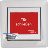 DORMAKABA Drucktaster T�r schlie�en wei�/rot