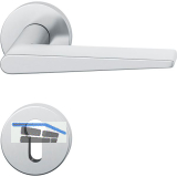 FSB Dr�ckergarnitur 12 1005 ASL auf Rosette PZ, Edelstahl matt