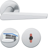 FSB Dr�ckergarnitur 12 1005 ASL auf Rosette WC DIN, Edelstahl matt