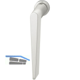 FSB Fenster-Steckgriff 34 1005 minimalistisch, Aluminium silber eloxiert