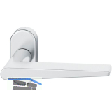 FSB Rahment�rdr�cker 09 1005 Hochhaltefeder B ovale Rosette Edelstahl matt