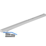 DORMAKABA Gleitschiene G-EMR XEA, silber