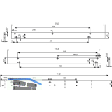 DORMAKABA Montageplattenset f�r G-SR-BG, silber