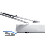 GEZE T�rschlie�er TS 2000 NV, EN 2-4, Gest�nge ohne Feststellung, silber