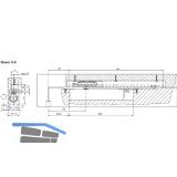 Gleitschiene BOXER E, silber
