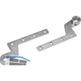 DORMAKABA Zapfenband 7411 K/46 f�r Holzt�ren mit T�rhebel, rechts, verzinkt