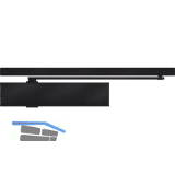 ECO T�rschlie�er TS 41, Gleitschiene GSB EN 1-4, schwarz RAL 9005