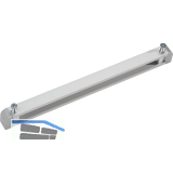 DORMAKABA F�hrungsgeh�use 7453 N f�r Schwinghebel, silber eloxiert