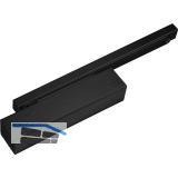 DORMAKABA T�rschlie�er TS 93 B G-N EN 2-5, mit Gleitschiene, schwarz RAL 9005