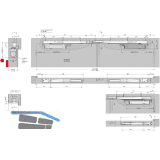 DORMAKABA Gleitschiene G 96 GSR-EMF 1