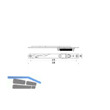 IMH-ABS Mitnehmerhaken GF UNI 20 V Gr.1, 235 x 20 mm,schwarz verzinkt,DIN rechts