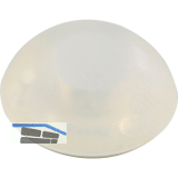 Wandt�rpuffer - � 32 mm, H�he 12 mm, Kunststoff transparent