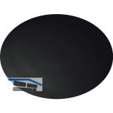 Wandt�rpuffer - � 60 mm, H�he 12 mm, Kunststoff schwarz