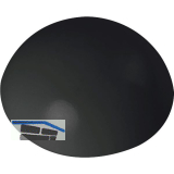 Wandt�rpuffer - � 32 mm, H�he 12 mm, Kunststoff schwarz