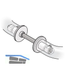 FSB Befestigungszubeh�r T�rgriffe paarweise, T�rst�rke 35 - 54 mm, Stahl