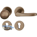 FSB Wechselgarnitur 12 1106 ASL auf Rosette PZ, Bronze dunkel patiniert