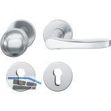 FSB Wechselgarnitur 12 1106 ASL auf Rosette PZ, Edelstahl matt