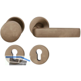 FSB Wechselgarnitur 12 1267 ASL auf Rosette PZ, Bronze dunkel patiniert