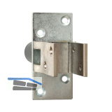 Pendelt�rbeschlag, Feststell. 90�, TS 19 - 24 mm, Messing vernickelt