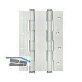 Pendelt�rband doppelt wirkend, Rollen � 16 mm, H�he 180 mm, silber eloxiert