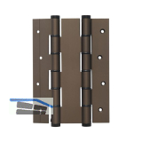 Pendelt�rband doppelt wirkend, Rollen � 16 mm,H�he 180 mm,Alu dunkelbronze elox.