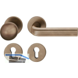 FSB Wechselgarnitur 12 1242 ASL auf Rosette PZ, Bronze dunkel patiniert