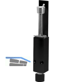 T�rfeststeller 1222 Hub 60 mm, 35 x 225 mm, Aluminium schwarz matt RAL 9005