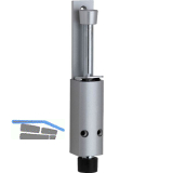 T�rfeststeller 1224 Hub 90 mm, 35 x 292 mm, Aluminium silber lackiert