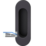FSB Schiebet�rmuschel 42 4215 oval 35 x 105 mm, Aluminium schwarz matt
