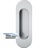 FSB Schiebet�rmuschel 42 4215 oval 35 x 105 mm, Edelstahl matt