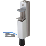 T�rfeststeller 1133 f�r Glast�ren, Hub 30 mm, 212 x 36 mm, Alu silber eloxiert