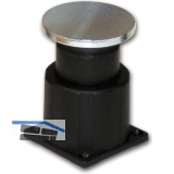 Haftmagnet-Gegenplatte, Gr. 05, mitFederung, Platte 75 x 75 mm, Stahl verzinkt