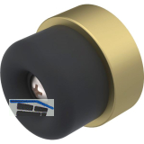 KWS Wandt�rpuffer 2006 � 35 mm, Aluminium messingf�rbig eloxiert