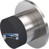 KWS Wandt�rpuffer 2007 � 50 mm, Edelstahl matt