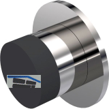 KWS Wandt�rpuffer 2007 � 50 mm, Edelstahl poliert